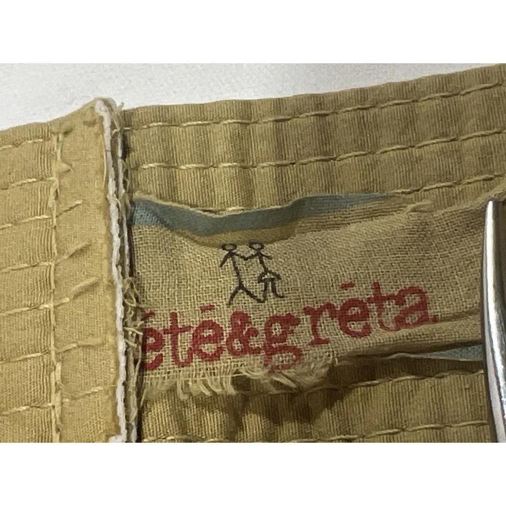 Johnny Was Pete & Greta Canvas Belt‎ Double Grommet Adjustable Buckle